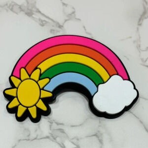 Bag Charm Oversized Rainbow